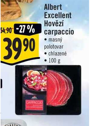 Archiv Albert Excellent Hov Z Carpaccio G V Akci Platn Do