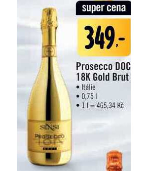 Archiv Prosecco Doc K Gold Brut L V Akci Platn Do