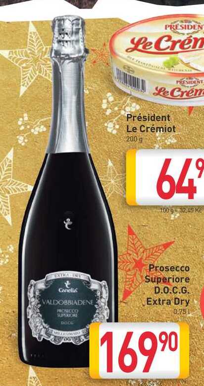 Archiv Prosecco Superiore D O C G Extra Dry L V Akci Platn Do