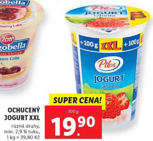 Ochucen Jogurt Xxl R Zn Druhy Min Tuku G V Akci