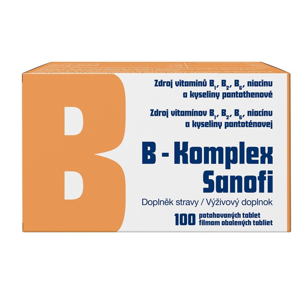 B Komplex Sanofi Por Tbl Flm 100 Glass V Akci AkcniCeny Cz