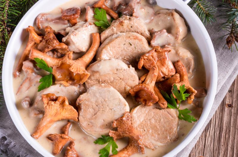 Vepřová panenka na smetaně s žampiony: Jemnost, která se rozplývá na jazyku