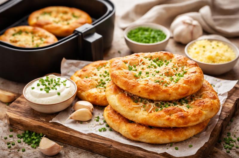 Recept na langoš z horkovzdušné fritézy: Křupavý bez smažení v oleji