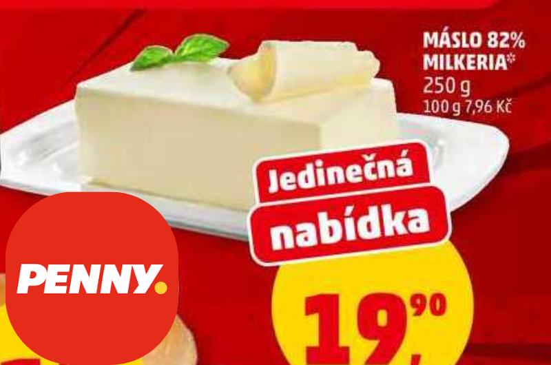 Toto Češi nečekali: Penny od dneška prodává máslo jen za 19,90 Kč