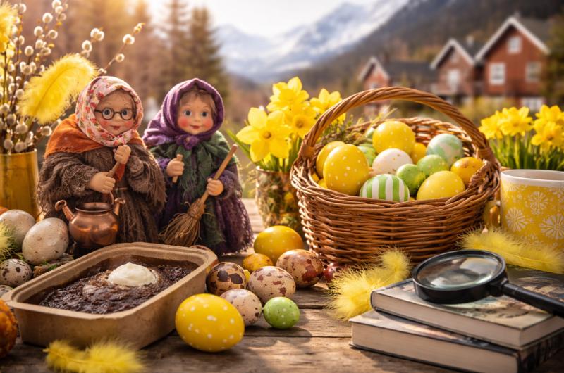 Velikonoce ve Skandinávii: Proč děti chodí za čarodějnice a Norové čtou detektivky