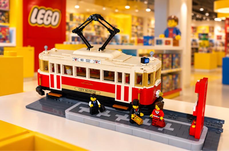LEGO otevře v Praze nový dvoupatrový obchod. Uvnitř čeká orloj, tramvaj i výroba vlastních minifigurek