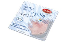 Le & Co Šunka dušená v páře nejvyšší jakosti100g Le & Co Šunka dušená v páře nejvyšší jakosti100g