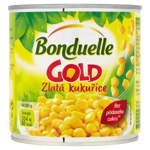 Bonduelle Gold Zlatá kukuřice 340g Bonduelle Gold Zlatá kukuřice 340g