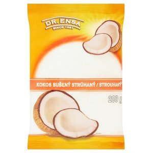 Dr. Ensa Kokos sušený strouhaný 200g Dr. Ensa Kokos sušený strouhaný 200g