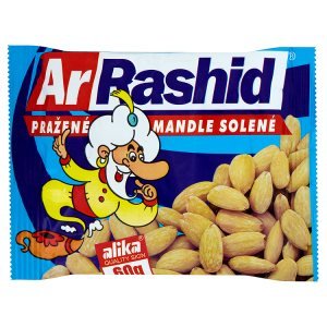 ArRashid Pražené mandle solené 60g ArRashid Pražené mandle solené 60g