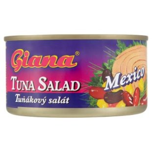 Giana Tuňákový salát, vybrané druhy Giana Tuňákový salát, vybrané druhy