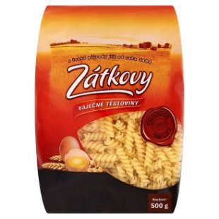 Zátkovy vaječné těstoviny, vybrané druhy Zátkovy vaječné těstoviny, vybrané druhy