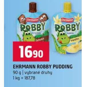 Ehrmann Robby EHRMANN ROBBY PUDDING 90 g vybrané druhy v akci | AkcniCeny.cz