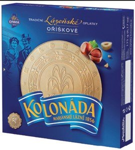 Opavia Kolonáda Tradiční lázeňské oplatky a trojhránky 175-200g, vybrané druhy Opavia Kolonáda Tradiční lázeňské oplatky a trojhránky 175-200g, vybrané druhy