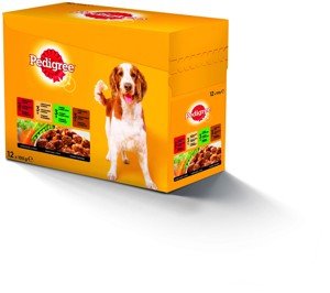 Pedigree kapsičky pro psy (12 kusů), vybrané druhy Pedigree kapsičky pro psy (12 kusů), vybrané druhy