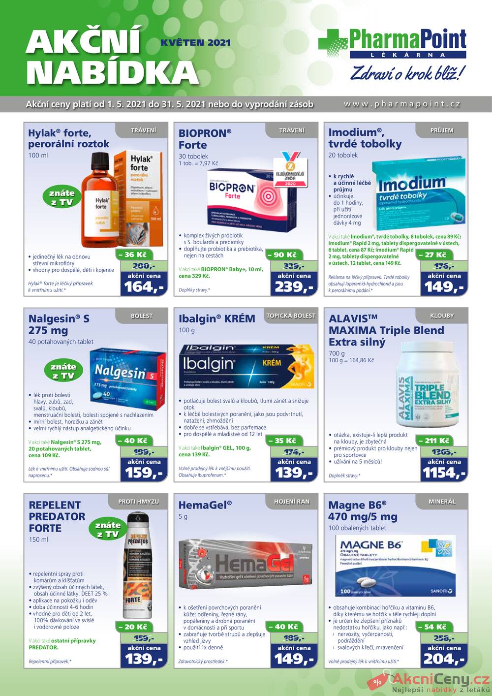 Leták PharmaPoint - Pharma Point typ A od 1.5. do 31.5.2021 - strana 1 Leták PharmaPoint - Pharma Point typ A od 1.5. do 31.5.2021 - strana 1