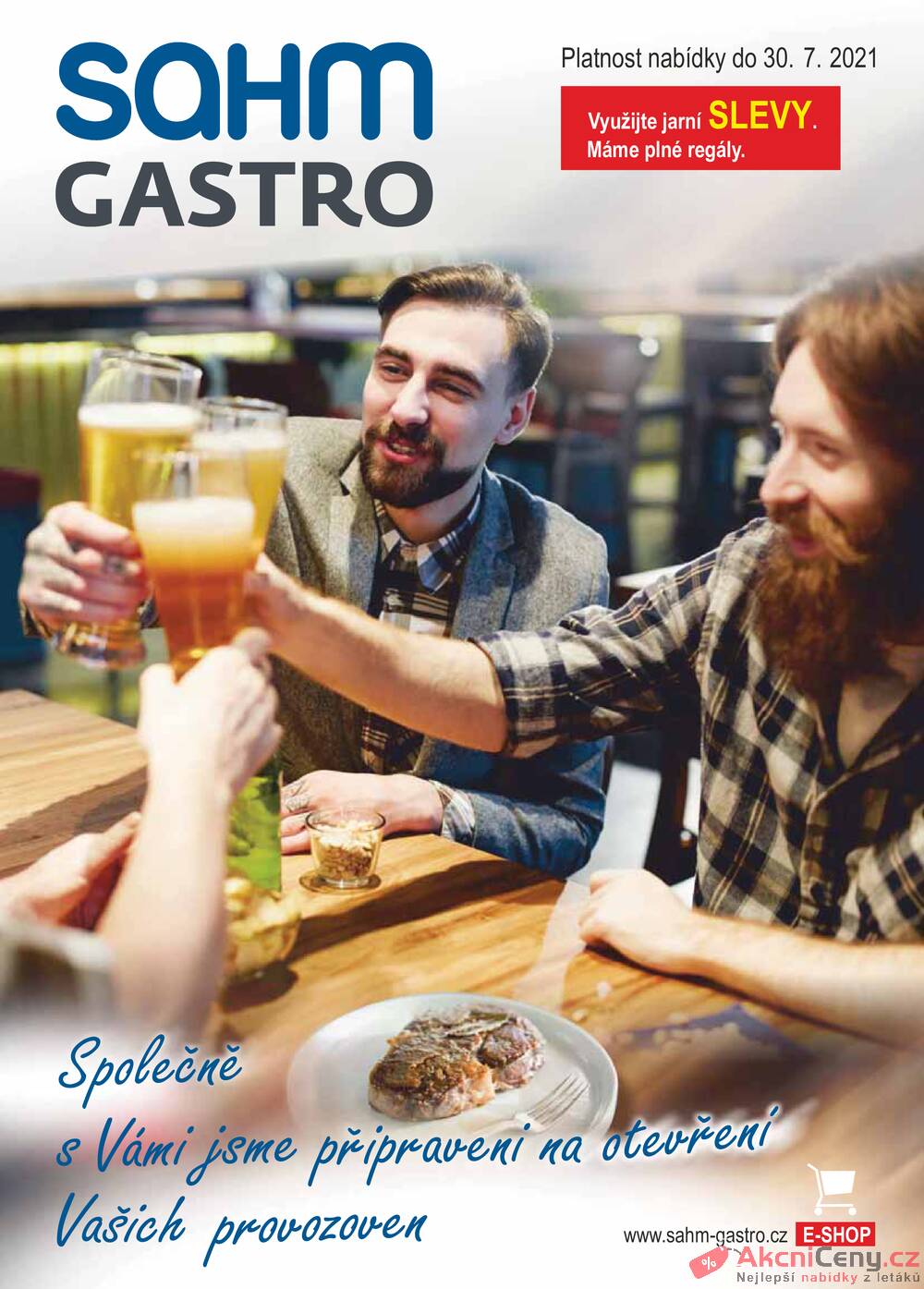 Leták Sahm Gastro - Sahm Gastro od 18.5. do 30.7.2021 - strana 1 Leták Sahm Gastro - Sahm Gastro od 18.5. do 30.7.2021 - strana 1