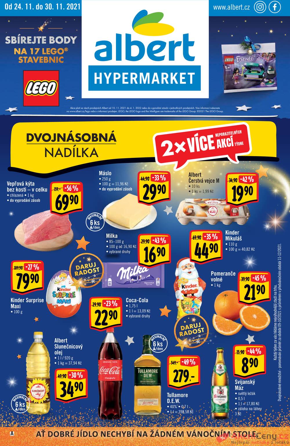 Leták Albert - Albert Hypermarket od 24.11. do 30.11.2021 - strana 1 Leták Albert - Albert Hypermarket od 24.11. do 30.11.2021 - strana 1