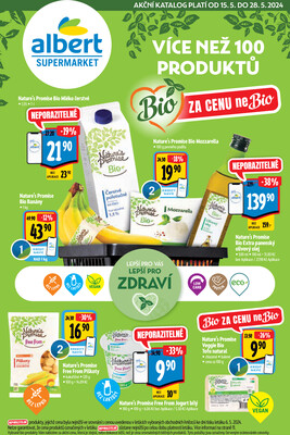 Leták Albert Supermarket katalog Zdraví od 15.5. do 28.5.2024