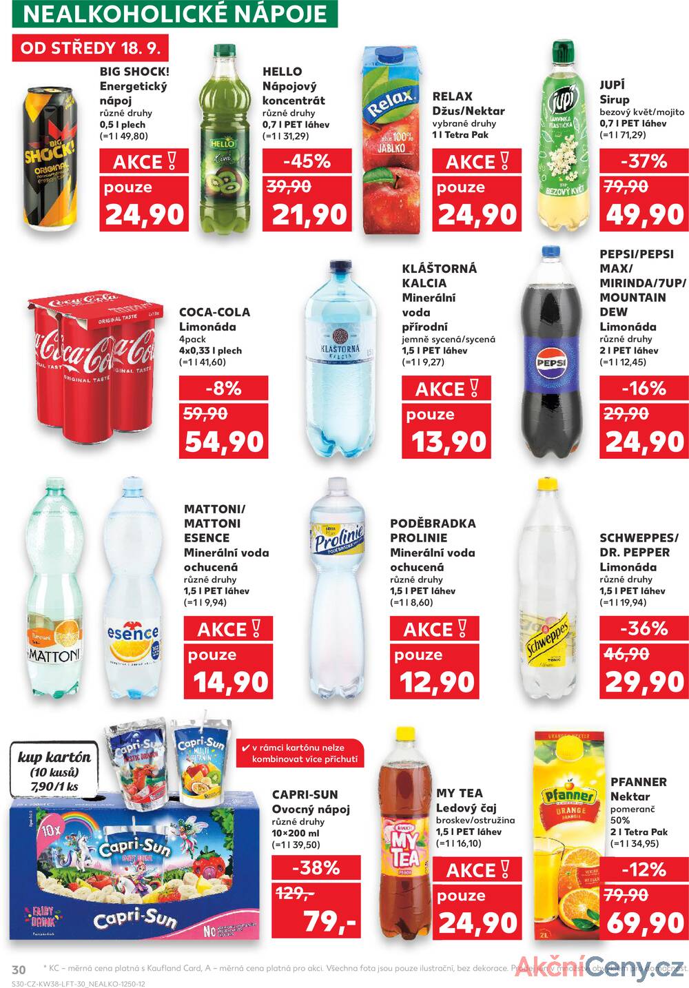 Leták Kaufland - Kaufland 18.9. - 24.9. - Kaufland - Čáslav - strana 30