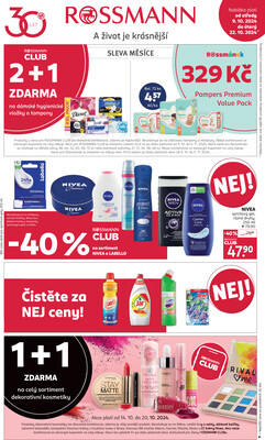 Leták Rossmann od 9.10. do 22.10.2024