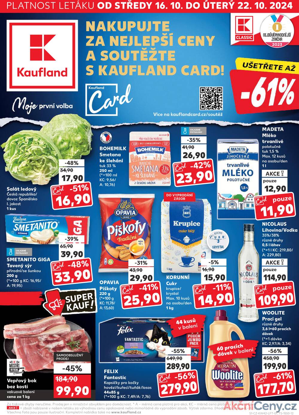 Leták Kaufland - Kaufland 16.10. - 22.10. - Kaufland - Rokycany - strana 1