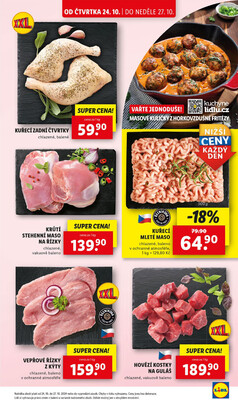 Lidl Čtvrtek od 24.10. do 27.10.2024