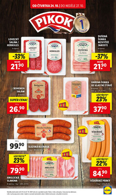 Lidl Čtvrtek od 24.10. do 27.10.2024