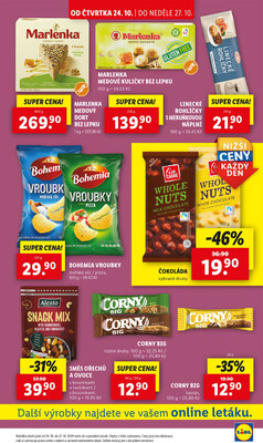 Lidl Čtvrtek od 24.10. do 27.10.2024