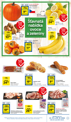 Tesco supermarkety od 23.10. do 29.10.2024