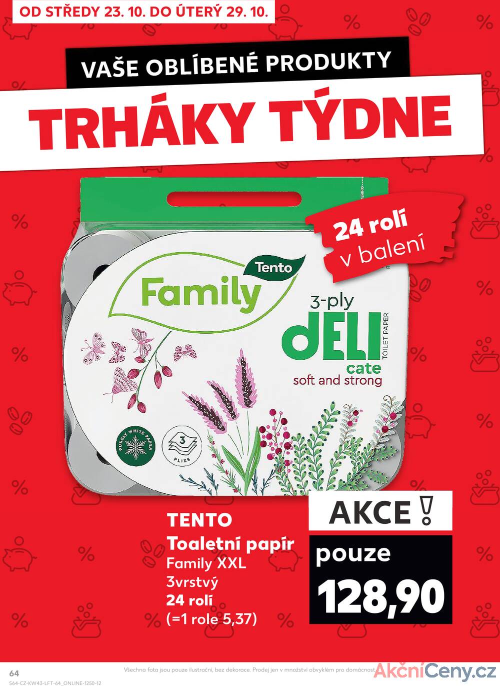 Leták Kaufland - Kaufland 23.10. - 29.10. - Kaufland - Trutnov - strana 64