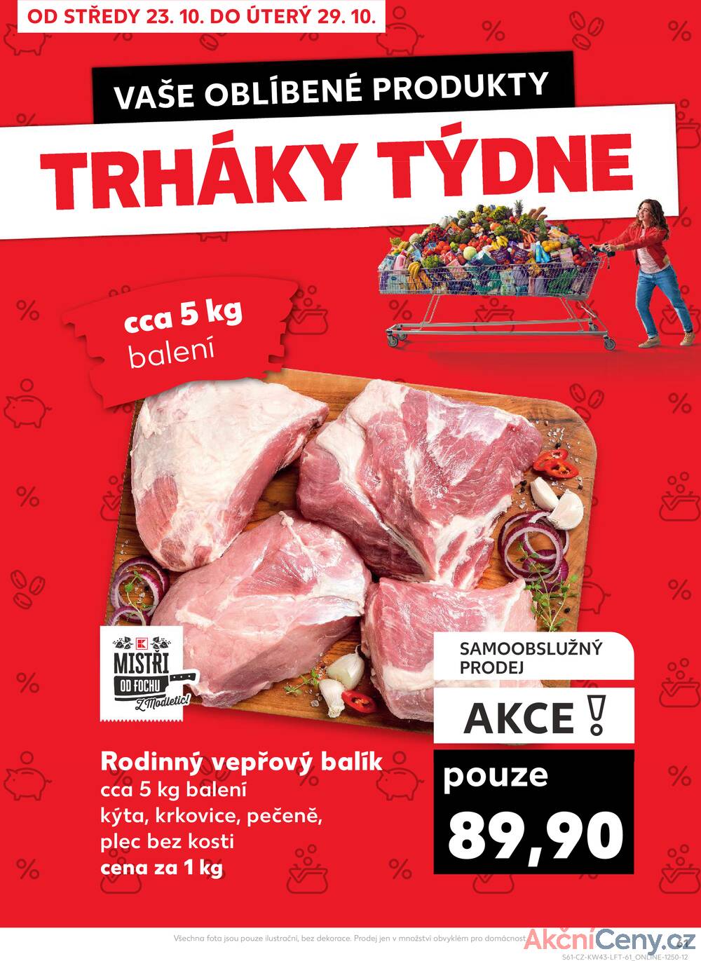 Leták Kaufland - Kaufland 23.10. - 29.10. - Kaufland - Bohumín - strana 61