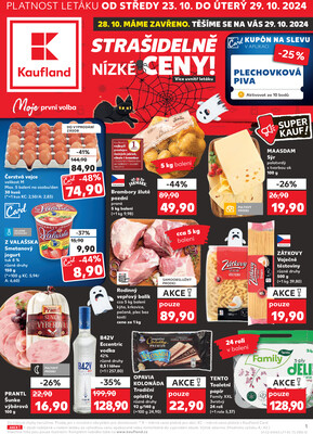 Leták Kaufland 23.10. - 29.10. - Kaufland - Liberec (Dr. M. Horákové)