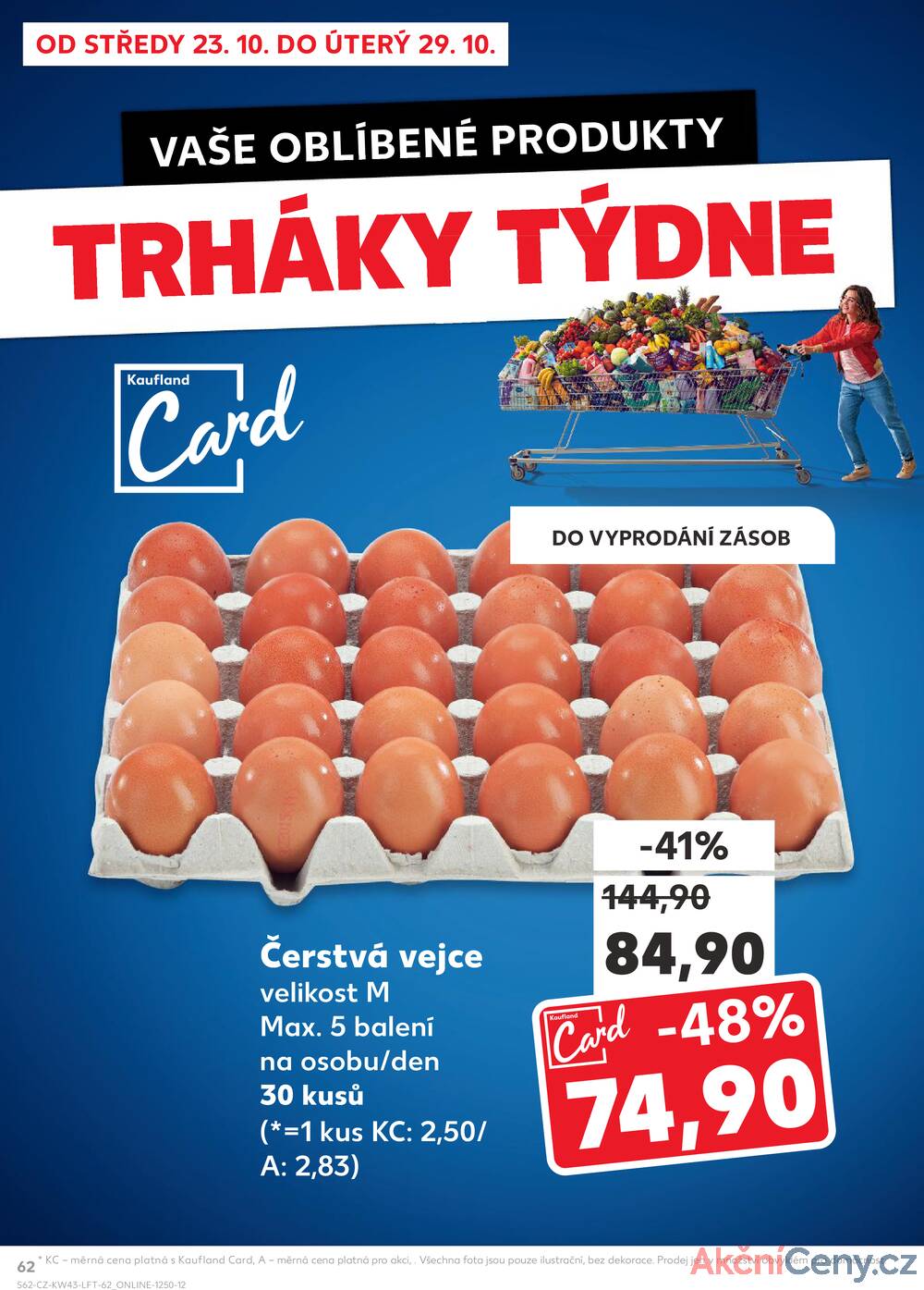 Leták Kaufland - Kaufland 23.10. - 29.10. - Kaufland - Praha 12 (Modřany) - strana 62