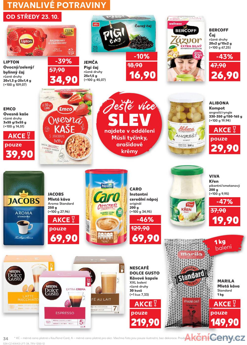 Leták Kaufland - Kaufland 23.10. - 29.10. - Kaufland - Šumperk - strana 34