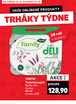 Kaufland 23.10. - 29.10. - Kaufland - Šumperk