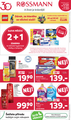 Leták Rossmann od 23.10. do 5.11.2024