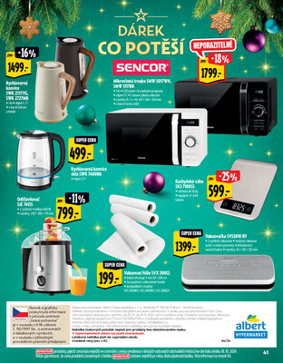 Albert  Hypermarket katalog Vánoce od 29.10. do 19.11.2024