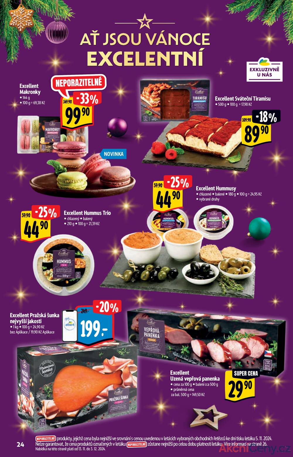 Leták Albert - Albert Supermarket katalog Vánoce od 13.11. do 31.12.2024 - strana 24