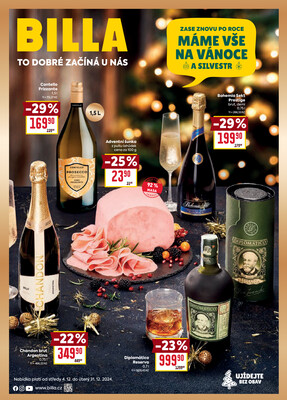 Leták Billa katalog Delikatesy od 4.12. do 31.12.2024