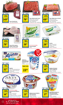 Tesco supermarkety od 4.12. do 10.12.2024