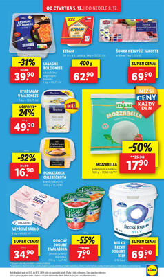 Lidl Čtvrtek od 5.12. do 8.12.2024