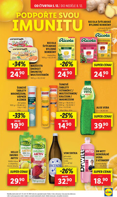 Lidl Čtvrtek od 5.12. do 8.12.2024