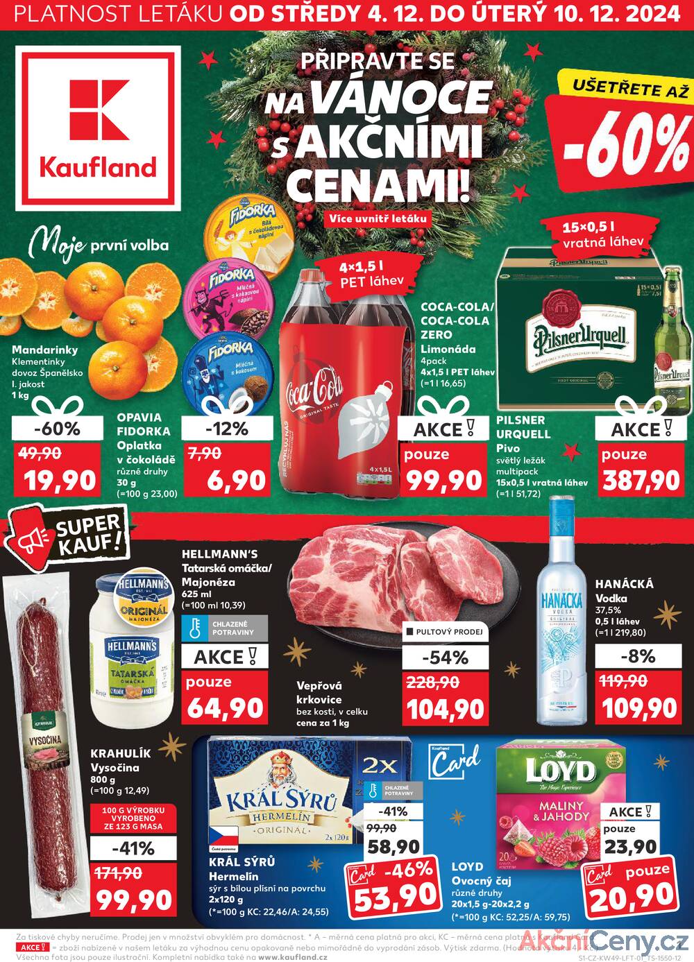 Leták Kaufland - Kaufland 4.12. - 10.12. - Kaufland - Domažlice - strana 1