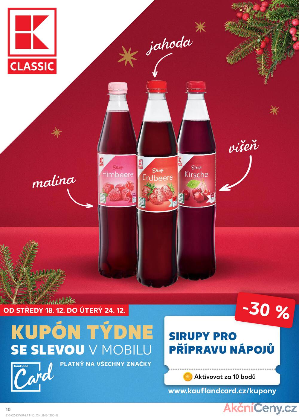 Leták Kaufland - Kaufland 18.12. - 24.12. - Kaufland - Domažlice - strana 10