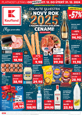 Leták Kaufland 27.12. - 31.12. - Kaufland - Karviná