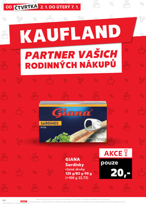 Kaufland 2.1. - 7.1. - Kaufland - Mladá Boleslav