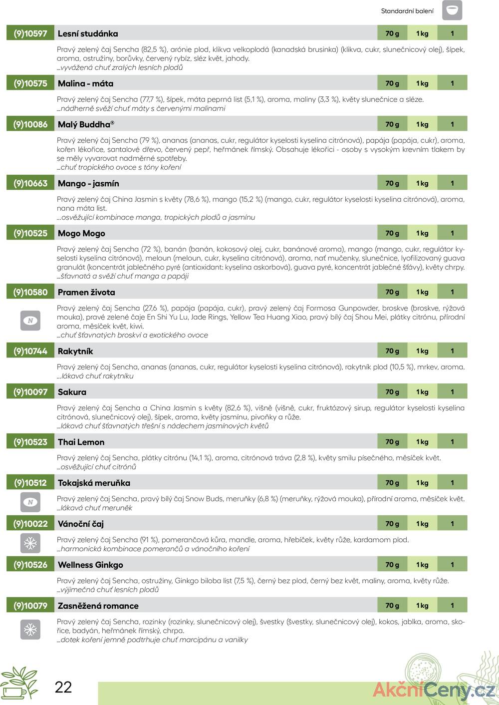 Leták Oxalis - čaj a káva
		  platný do 31.12.2025 - strana 24