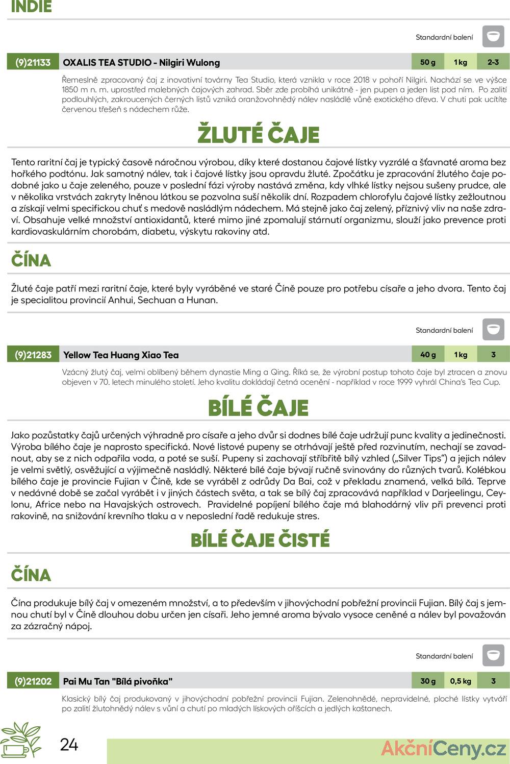 Leták Oxalis - čaj a káva
		  platný do 31.12.2025 - strana 26