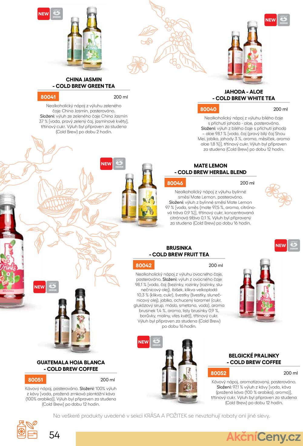 Leták Oxalis - čaj a káva
		  platný do 31.12.2025 - strana 56